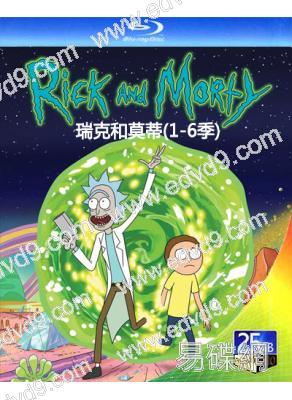瑞克和莫蒂(1-6季)(2013-2022)(動漫劇)(4BD)(25G藍光)